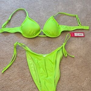 Xhilaration Neon Green Bikini